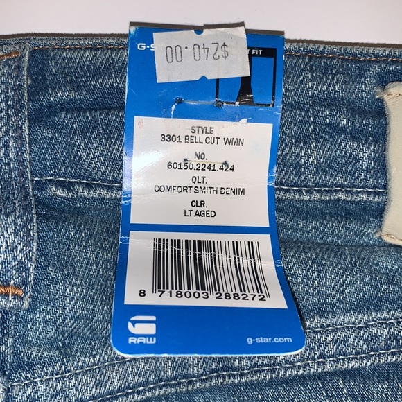 🆕 G-Star Raw Flared Blue Jeans - Women’s Size 29 - Picture 8 of 8